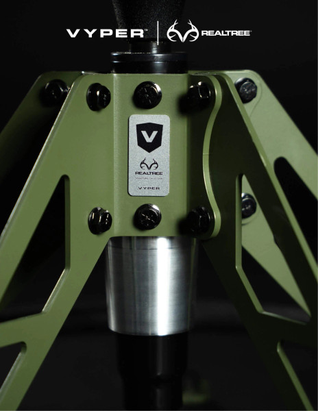 Vyper Industrial Elevated Steel Frame Camo Chair | Realtree APX