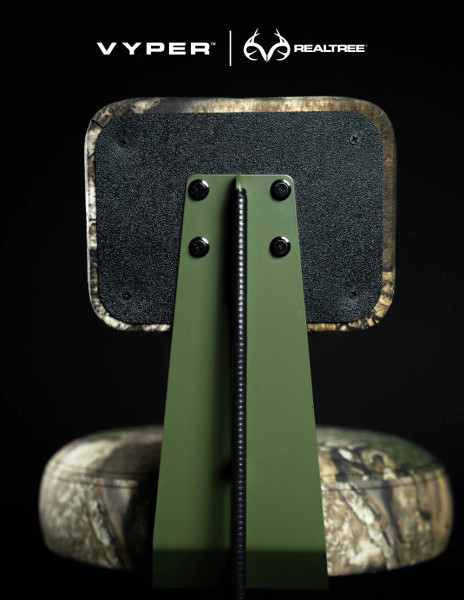 Vyper Industrial Elevated Steel Frame Camo Chair | Realtree APX