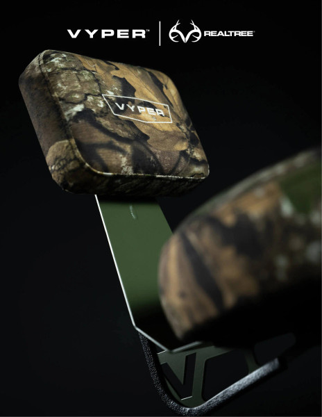 Vyper Industrial Elevated Steel Frame Camo Chair | Realtree APX