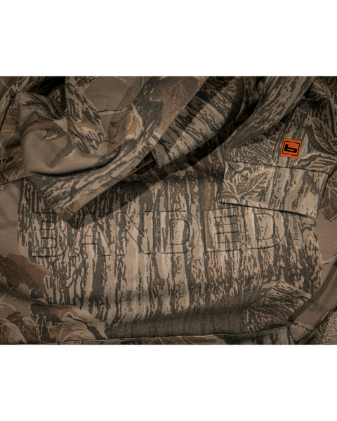 Banded Unisex On Brand Camo Hoodie in Realtree Xtra Grey