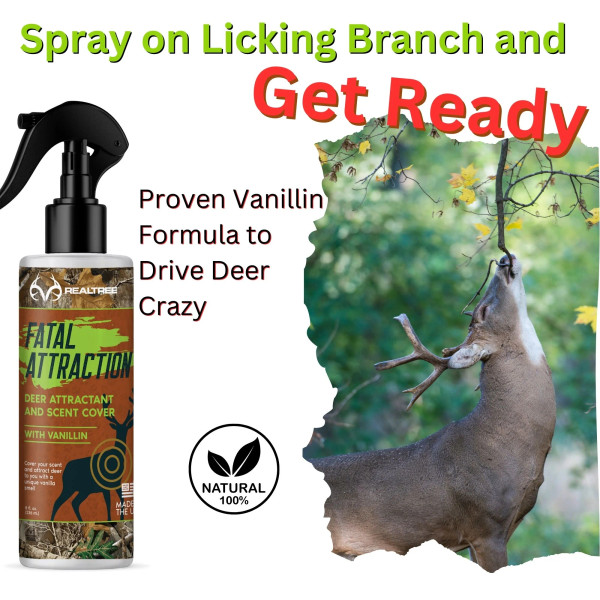 Zone Protects Fatal Attraction Deer Attractant & Scent Cover - Vanillin | Realtree EDGE