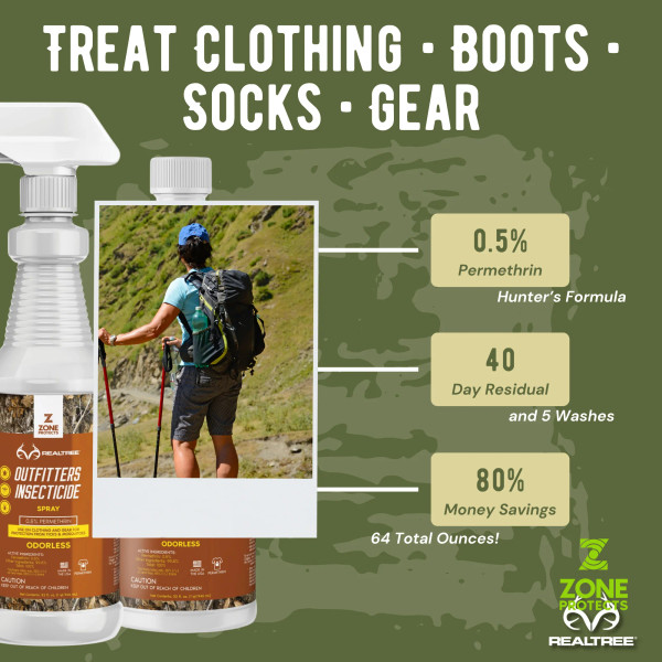 Zone Protects Permethrin Spray, 32 oz | Realtree EDGE