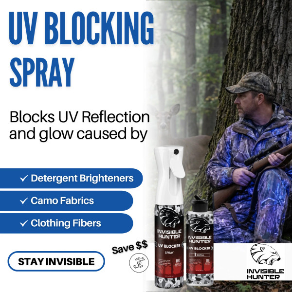 Zone Protects Invisible Hunter UV Blocker Spray + Refill | Realtree