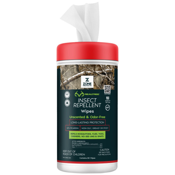 Zone Protects Unscented Repellent Wipes | Realtree