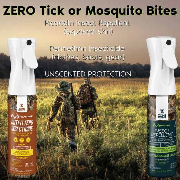 Zone Protects Complete Insect Control; Repellent Plus Insecticide | Realtree EDGE
