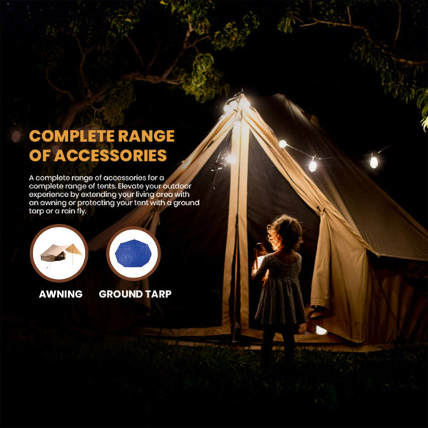 White Duck Outdoors 16' Regatta Bell Camo Tent | Realtree EDGE