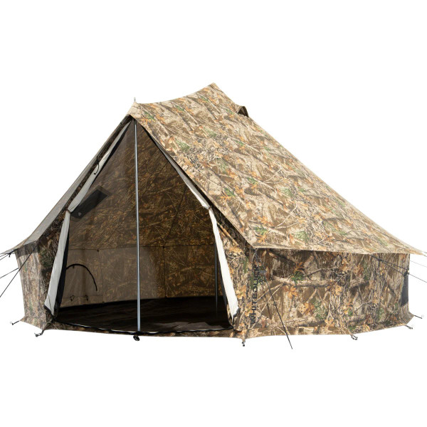 White Duck Outdoors 20' Regatta Bell Camo Tent | Realtree EDGE