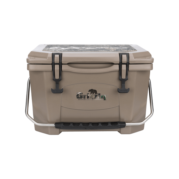 Grizzly Coolers 20 Qt Camping Cooler n Whitetail - APX Pattern second