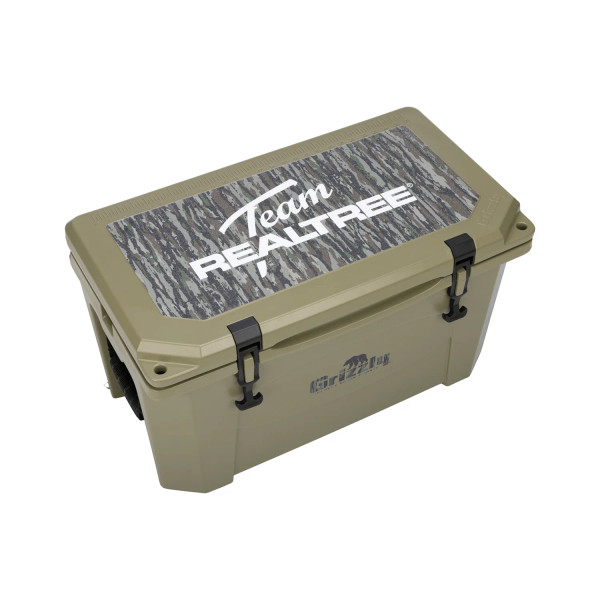 Grizzly Coolers 45 Qt Camping Cooler in Ranger Green - Original Pattern main