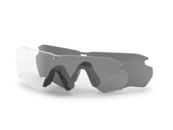 ESS Eye Pro Crossblade NARO Camo Frame Sunglasses w/Clear, Gray & Hi-Def Copper Lenses | Realtree MAX-7