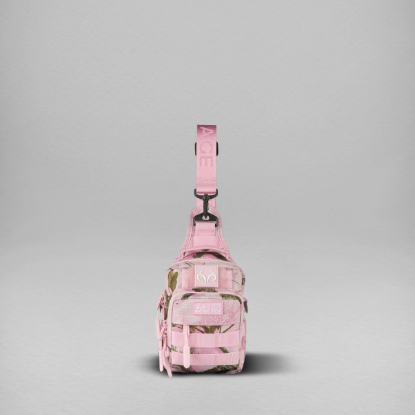WOLFpak 4L Flushing Pink Camo Tactical Mini Sling Bag | Realtree APX Colors