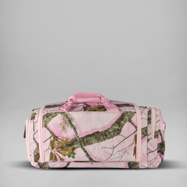 WOLFpak 30L Flushing Pink Perfect Camo Duffle Bag | Realtree APX Colors
