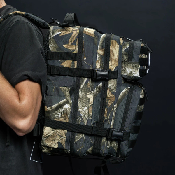 WOLFpak 35L Meal Prep Management Black Camo Backpack | Realtree EDGE Colors