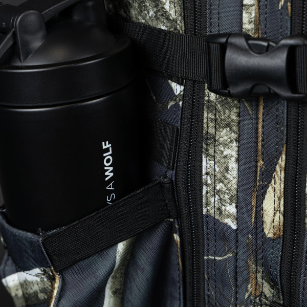 WOLFpak 35L Meal Prep Management Black Camo Backpack | Realtree EDGE Colors
