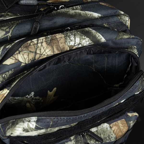 WOLFpak 35L Meal Prep Management Black Camo Backpack | Realtree EDGE Colors