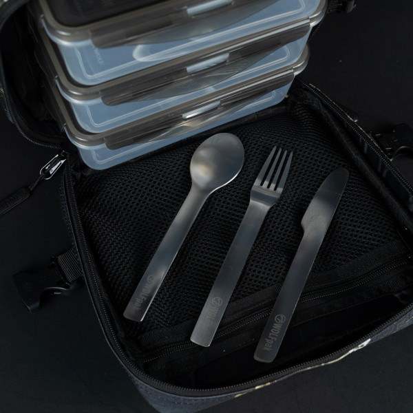 WOLFpak 35L Meal Prep Management Black Camo Backpack | Realtree EDGE Colors