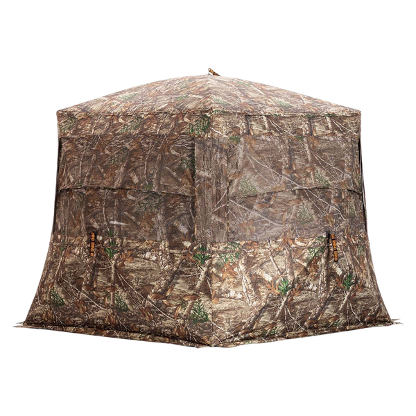 Rhino Blinds Low Hub See-Through Mesh Hunting Blind | Realtree EDGE
