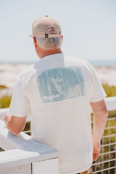 Unisex Blue Deer Post Card Comfort Colors Shirt