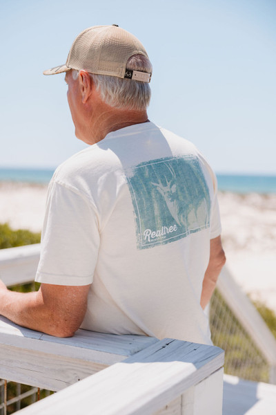 Unisex Blue Deer Post Card Comfort Colors Shirt