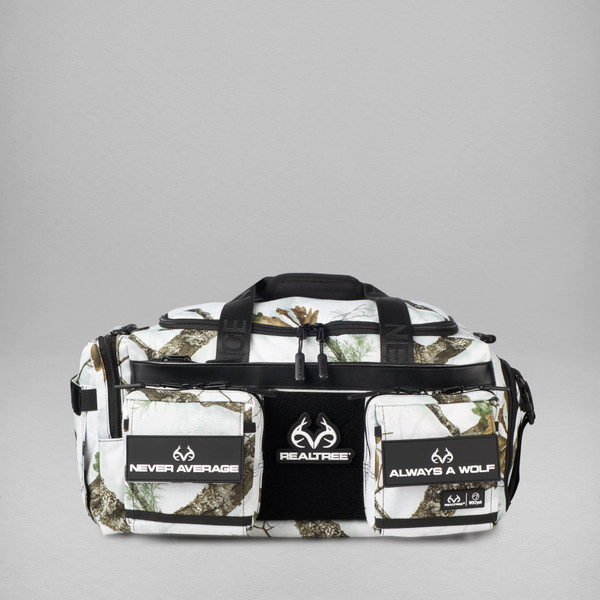 WOLFpak 30L Perfect Camo Duffle Bag | Realtree APX Snow
