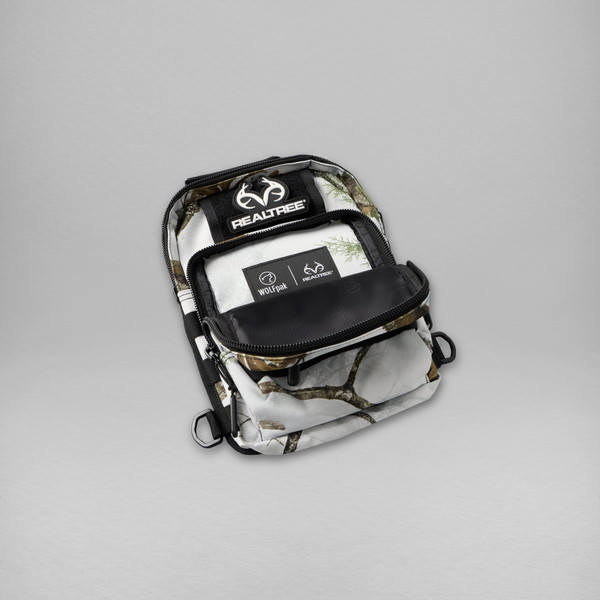 WOLFpak 9L Tactical Camo Sling Bag | Realtree APX Snow