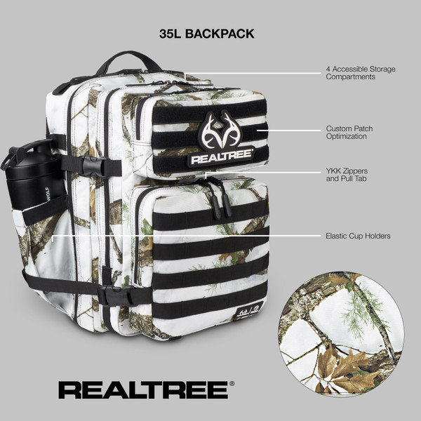 WOLFpak 35L Camo Backpack | Realtree APX Snow