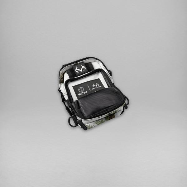 WOLFpak 4L Mini Tactical Camo Sling Bag | Realtree APX Snow
