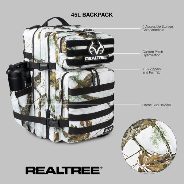 WOLFpak 45L Camo Backpack | Realtree APX Snow