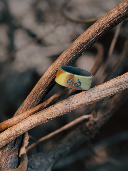 QALO Men's Antler Switch Ring | Realtree Camo