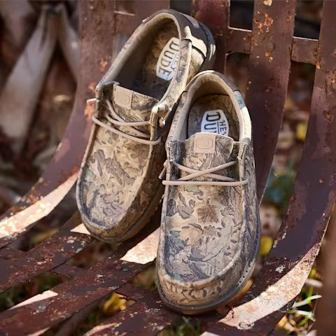 Hey Dude Unisex Wally Camo Shoes | Realtree Advantage Classic