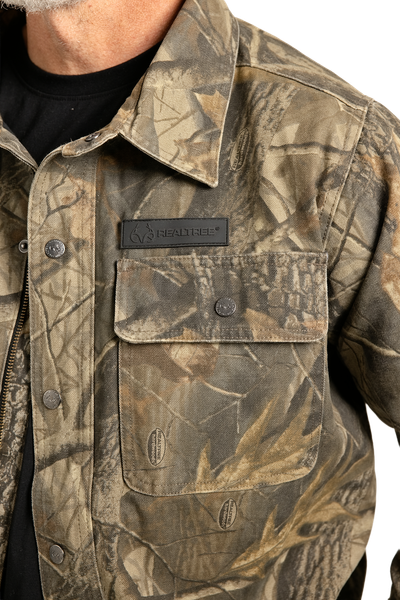 Men's Farm Hand Camo Jacket in Realtree Hardwoods