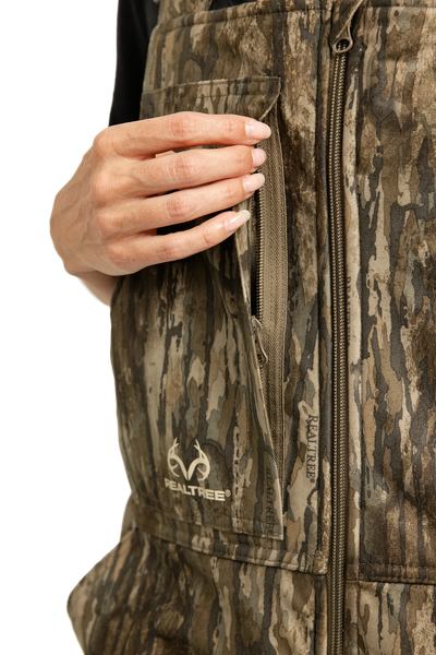 Women's Big Game Hunting Bibs in Realtree Legacy