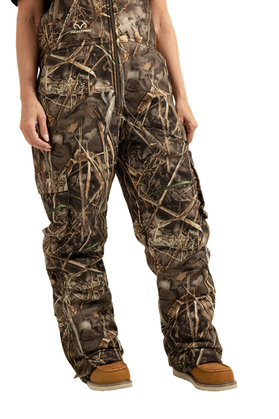 Women's Big Game Hunting Bibs in Realtree MAX-7