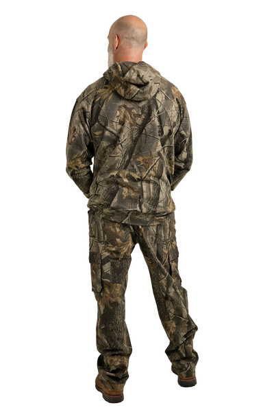 Men's Cotton Poly Hunting Hoodie in Realtree Hardwoods