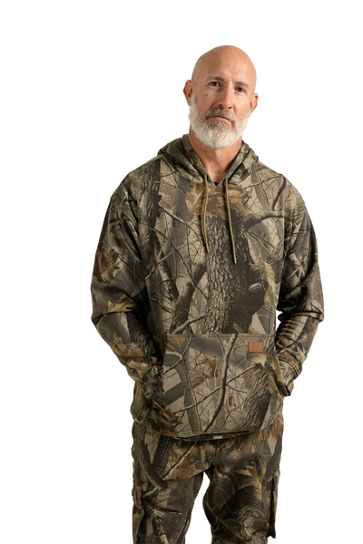 Men's Cotton Poly Hunting Hoodie in Realtree Hardwoods