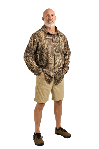 Men's Button Down Long Sleeve Hunting Shirt | Realtree MAX-7