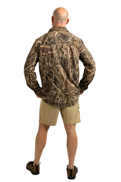Men's Button Down Long Sleeve Hunting Shirt | Realtree MAX-7