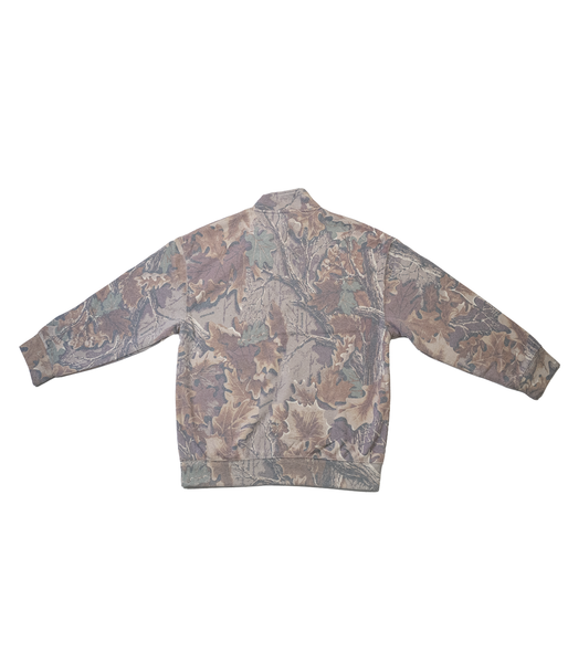 Men's Faded Camo Cotton Poly 1/4 Zip | Realtree Advantage Classic