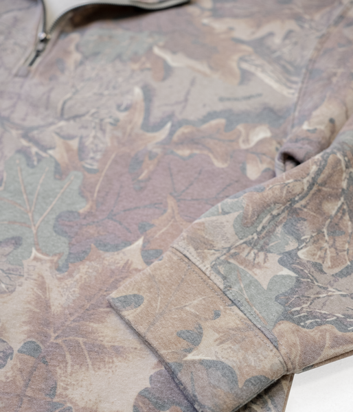 Men's Faded Camo Cotton Poly 1/4 Zip | Realtree Advantage Classic