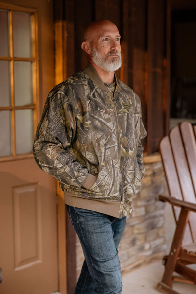Men's Heritage Bomber Jacket in Realtree Hardwoods