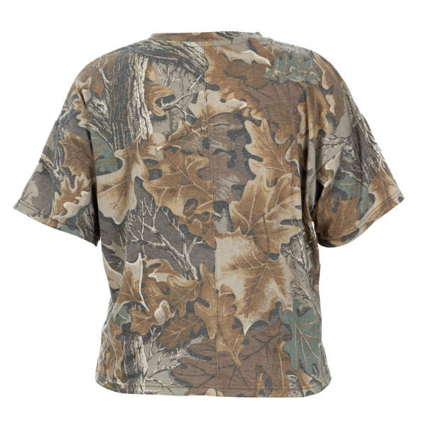 Ridge and Vale Women's Vintage Faded Camo Tee in Realtree Advantage Classic