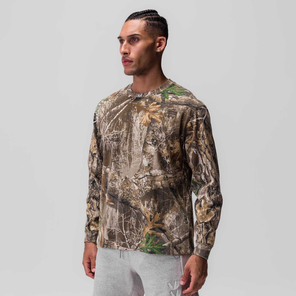 Realtree Men's Camo Long Sleeve Guide Shirt EDGE
