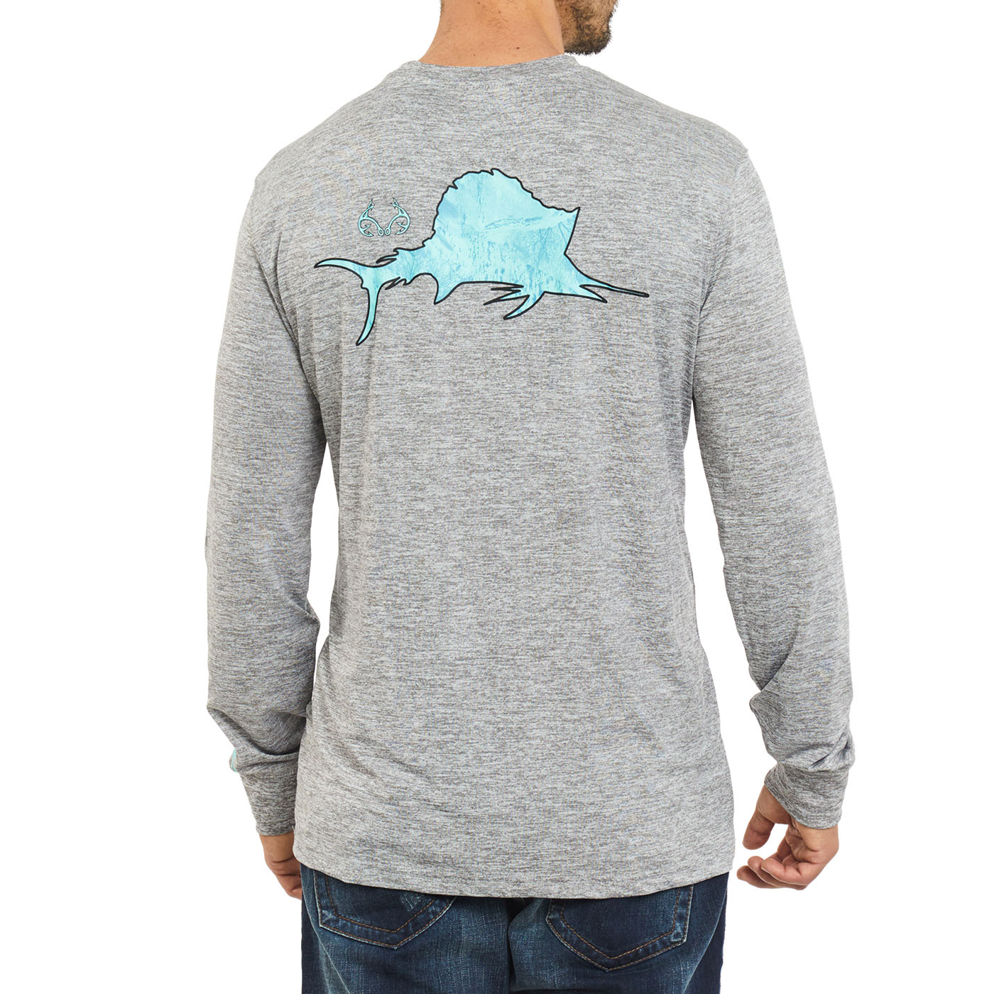 Custom Blue Fish Camo Fishing Shirt – Hoodie