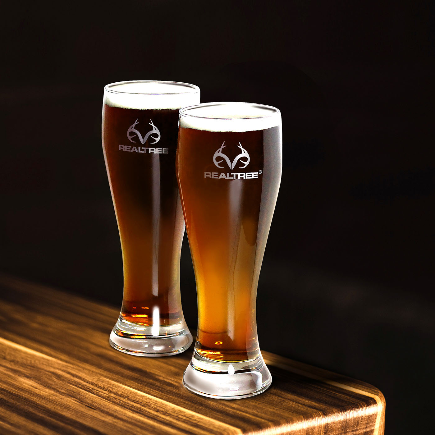16oz Pilsner Beer Glasses Set of 4 with Assorted Color Bottoms for Men Bar  Décor