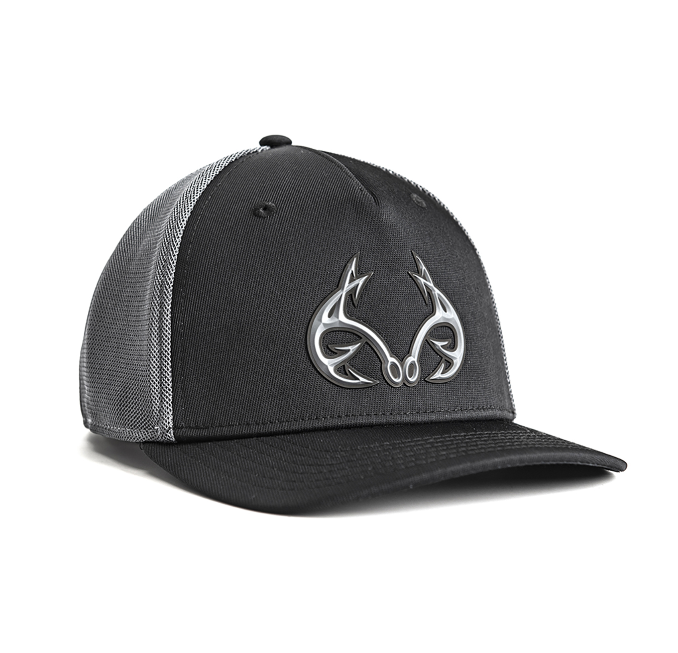 Realtree Men's Fishing Blackout Performance Fitted Hat