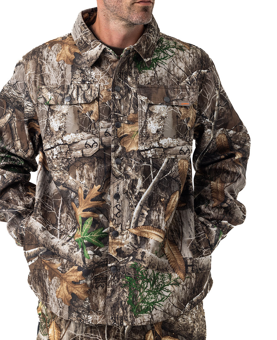 Realtree Men's Camo Bowslayer Hunting Shirt Jacket