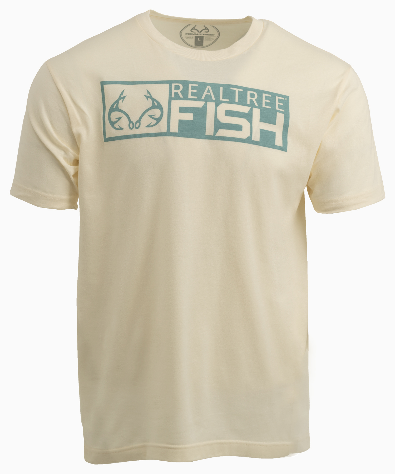 Realtree Men's Fish Short Sleeve Logo Shirt