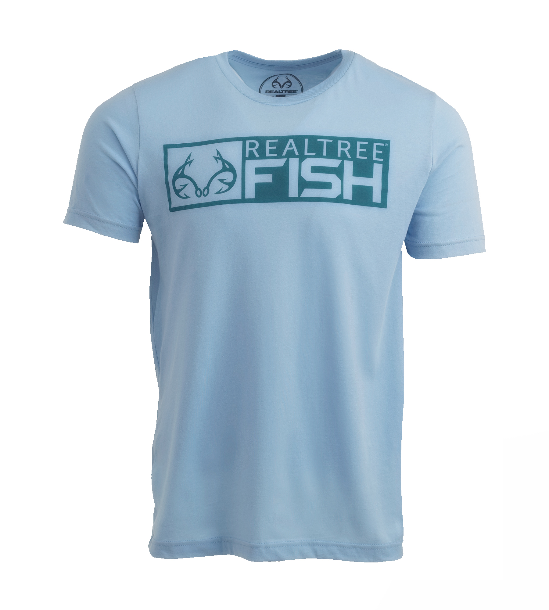 Realtree Men's Fish Short Sleeve Logo Shirt