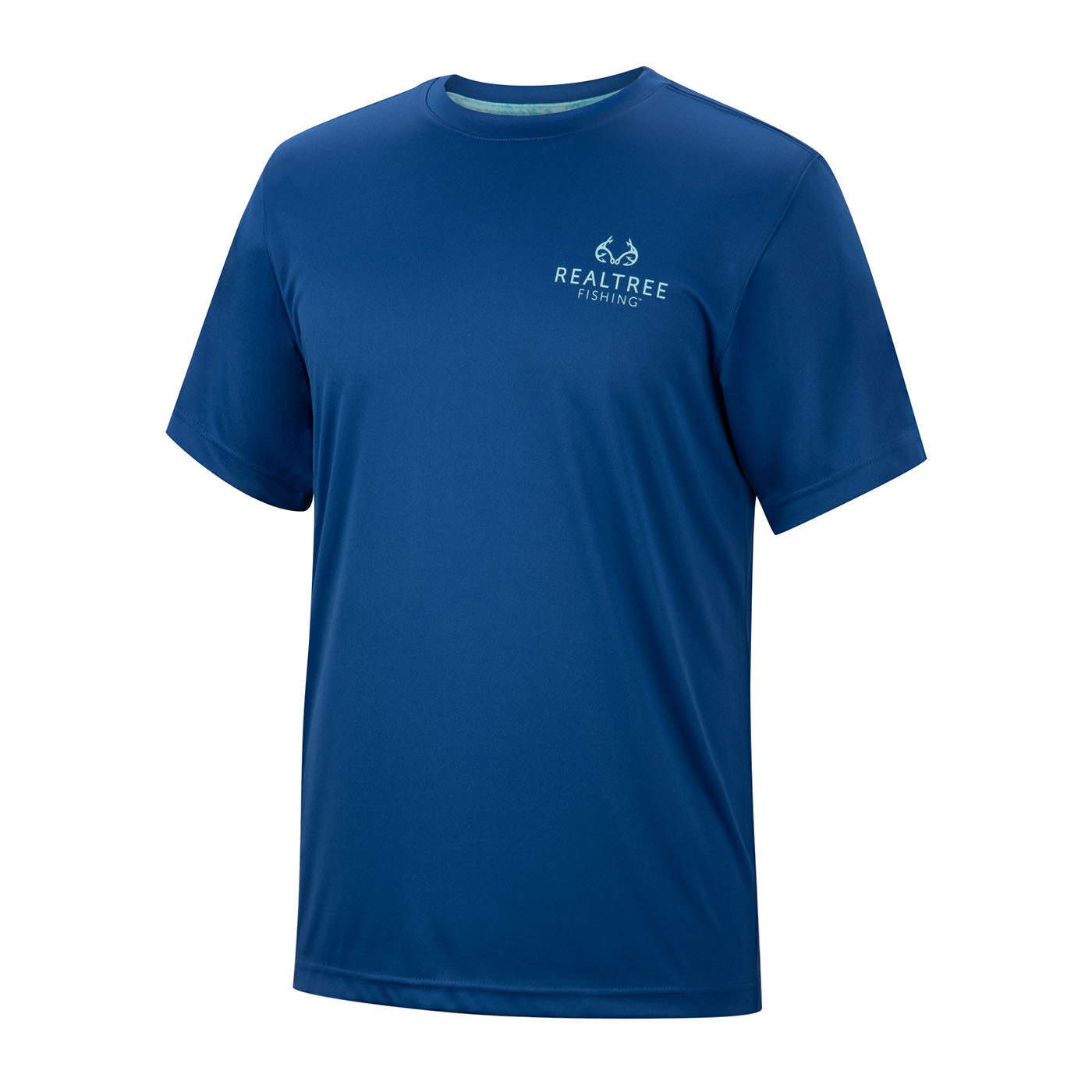 Realtree Men's Long Sleeve Performance Fishing Graphic Tee Shirt, Size: XXL, White