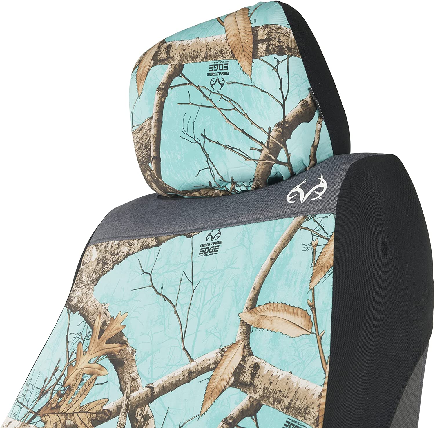 SPG Mint Camo Low Back Bucket Seat Cover EDGE Colors